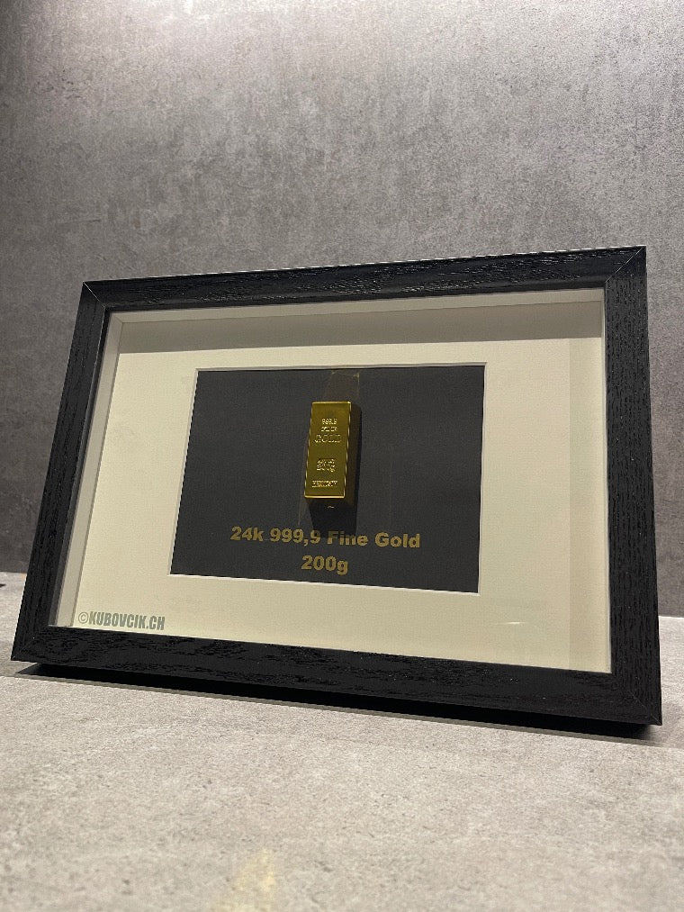 Gold Bar 200g 24k 999,9 Fine