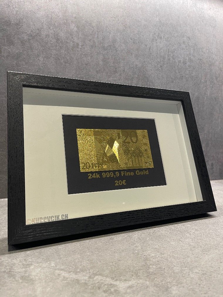 20€ 24k Gold Plated Frame