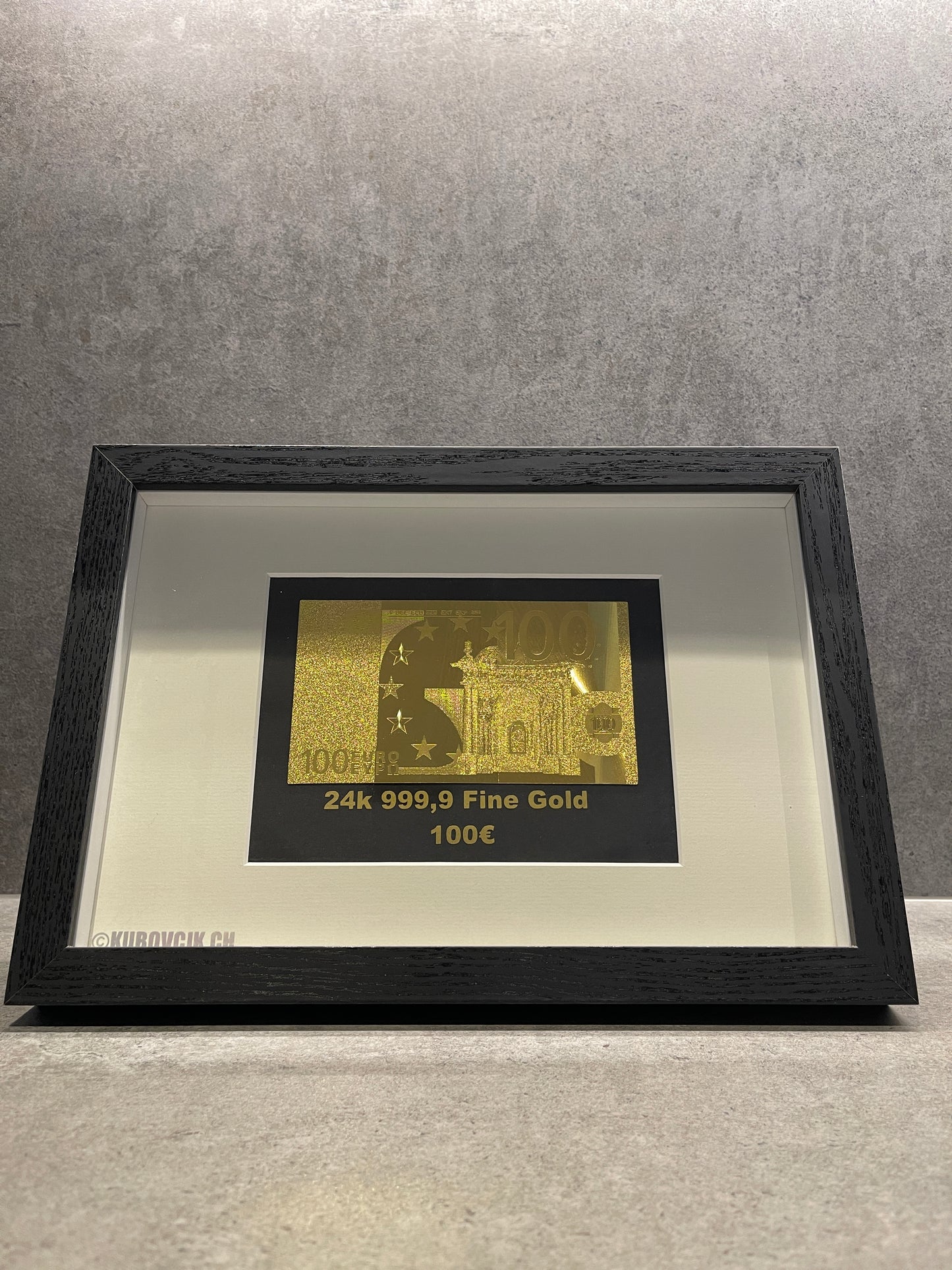 100€ 24k Gold Plated Frame