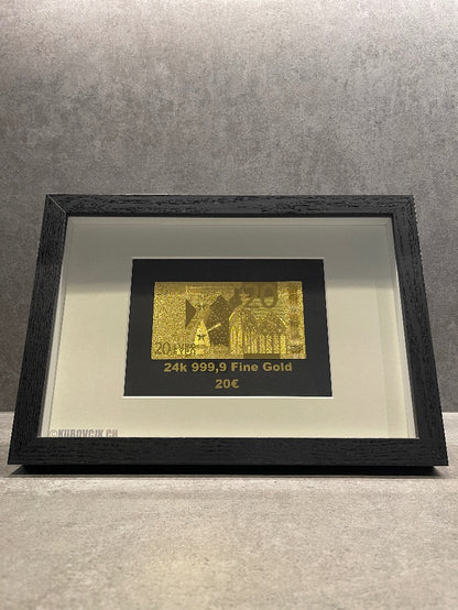 20€ 24k Gold Plated Frame