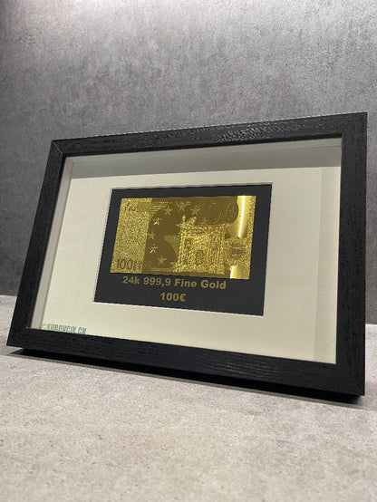 100€ 24k Gold Plated Frame